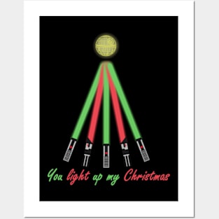 You Light Up My Christmas Posters and Art